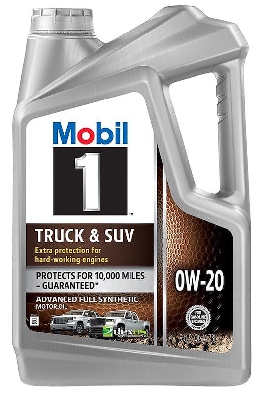 Mobil 1 Truck & SUV Full Synthetic 0W-20 Motor Oil 5-Quart Bottle: $20 Mobil 1 Truck & SUV Full Synthetic 0W-20 Motor Oil 5-Quart Bottle: $20