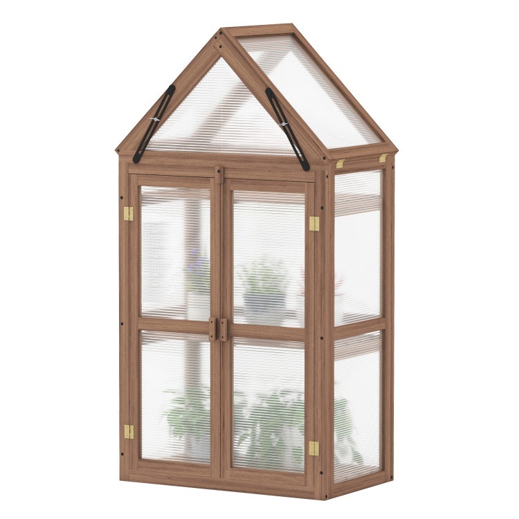 Cold Frame Mini Wooden Greenhouse: $130 Cold Frame Mini Wooden Greenhouse: $130