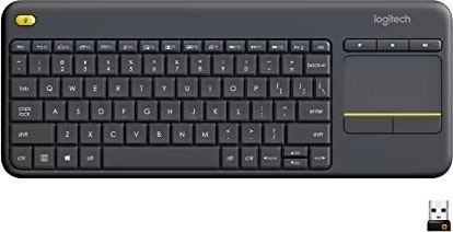Logitech K400 Plus Wireless Touch Keyboard: $28 Logitech K400 Plus Wireless Touch Keyboard: $28