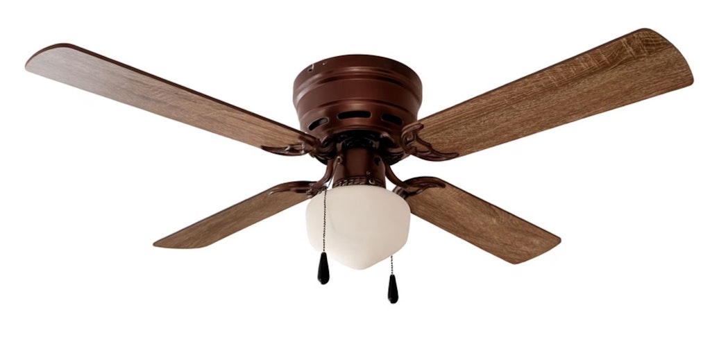 Mainstays 42" Hugger Indoor Ceiling Fan: $14 Mainstays 42" Hugger Indoor Ceiling Fan: $14
