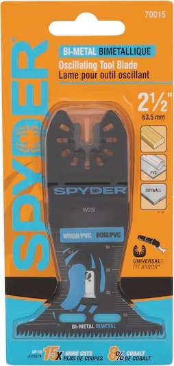 Spyder Bi-metal Oscillating Tool Blade: $9.98 Spyder Bi-metal Oscillating Tool Blade: $9.98