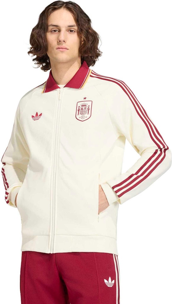 adidas Men's Spain National Team 2026 Away Full-Zip Anthem Jacket: $85 adidas Men's Spain National Team 2026 Away Full-Zip Anthem Jacket: $85