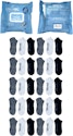 Spalding Kid's Bundle Brick No-Show Socks 30-Pack for $6 + free shipping w/ 435