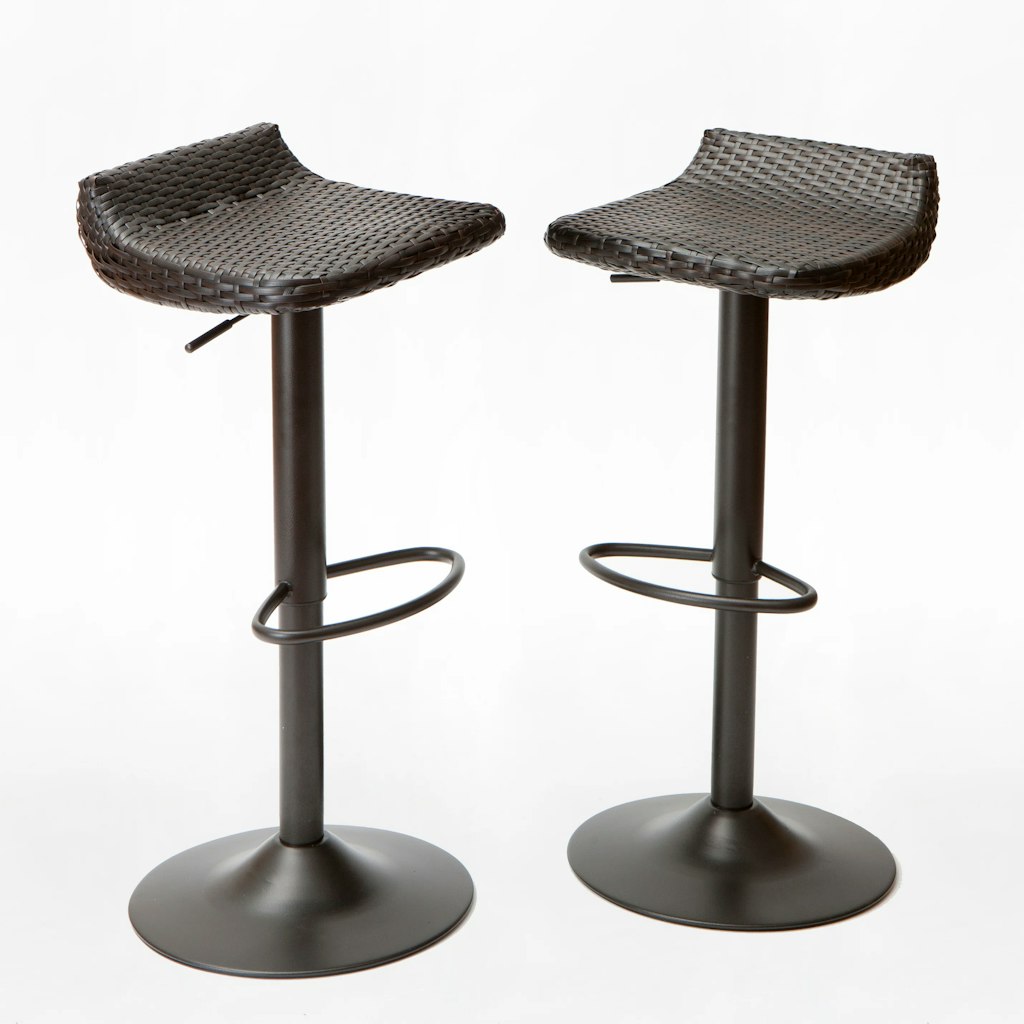 RST Brands Cannes Outdoor Swivel Bar Stool 2-Count: $150