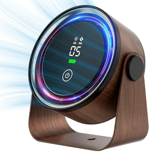 Portable 5,000mAh 5-Speed Desk Fan: $15.59 Portable 5,000mAh 5-Speed Desk Fan: $15.59