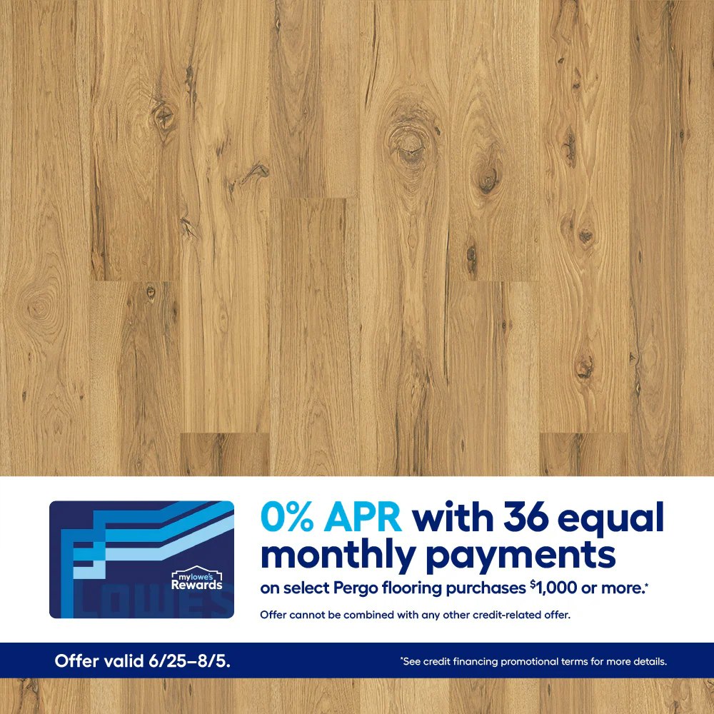 Lowe's Summer Closeout Flooring Deals: Up to 33% off