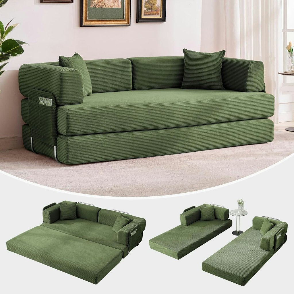 Garvee Convertible Sleeper Sofa Bed: $258.40 Garvee Convertible Sleeper Sofa Bed: $258.40