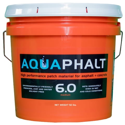 Aquaphalt 6.0 Black Water-Based Asphalt & Concrete Patch 3.5-Gal. Bucket: $55 Aquaphalt 6.0 Black Water-Based Asphalt & Concrete Patch 3.5-Gal. Bucket: $55