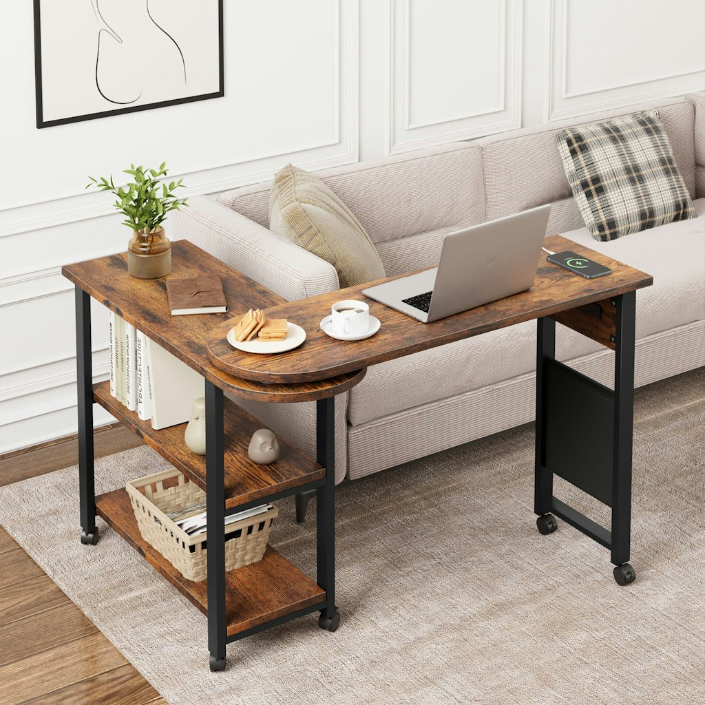 Garvee 360° Rotating End Table w/ Charging Station: $63.90 Garvee 360° Rotating End Table w/ Charging Station: $63.90