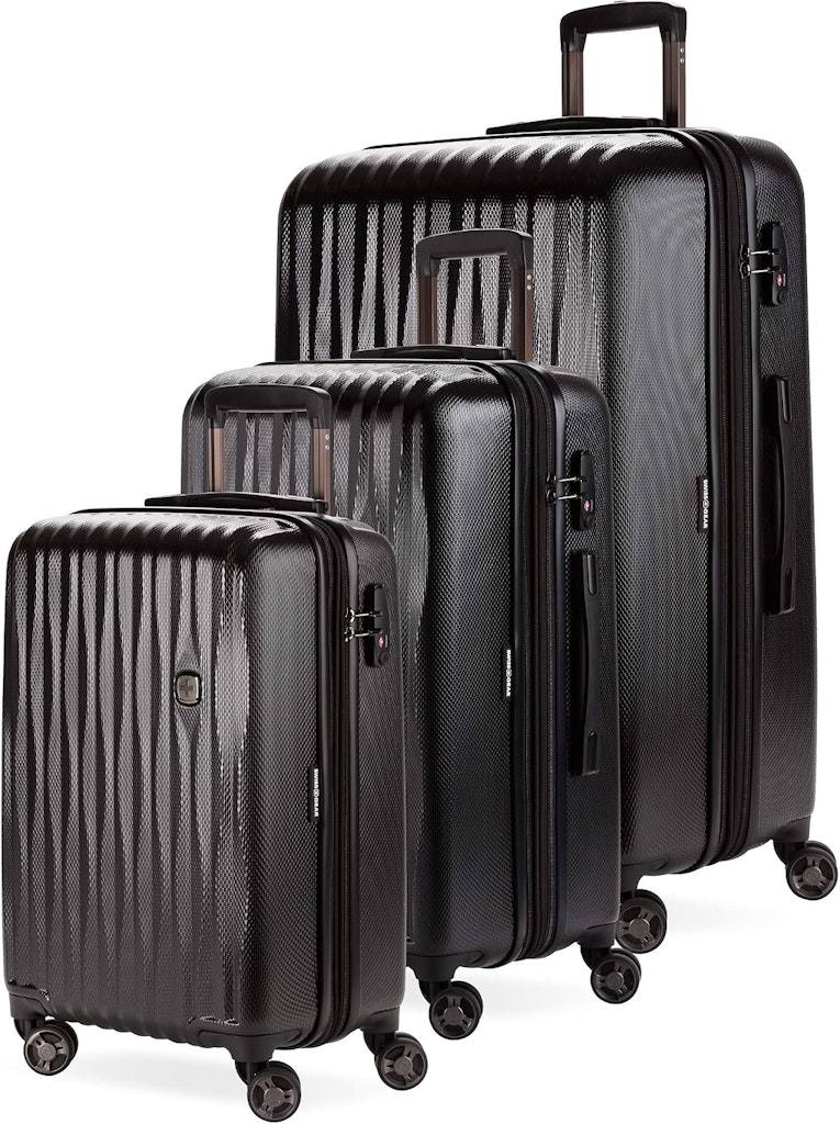 SwissGear Energie Hardside Expandable 3-Piece Luggage Set: $140 SwissGear Energie Hardside Expandable 3-Piece Luggage Set: $140