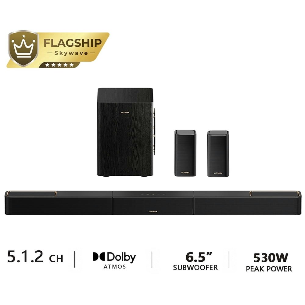 Ultimea Skywave 5.1.2ch Dolby Atmos Soundbar System: $339 Ultimea Skywave 5.1.2ch Dolby Atmos Soundbar System: $339