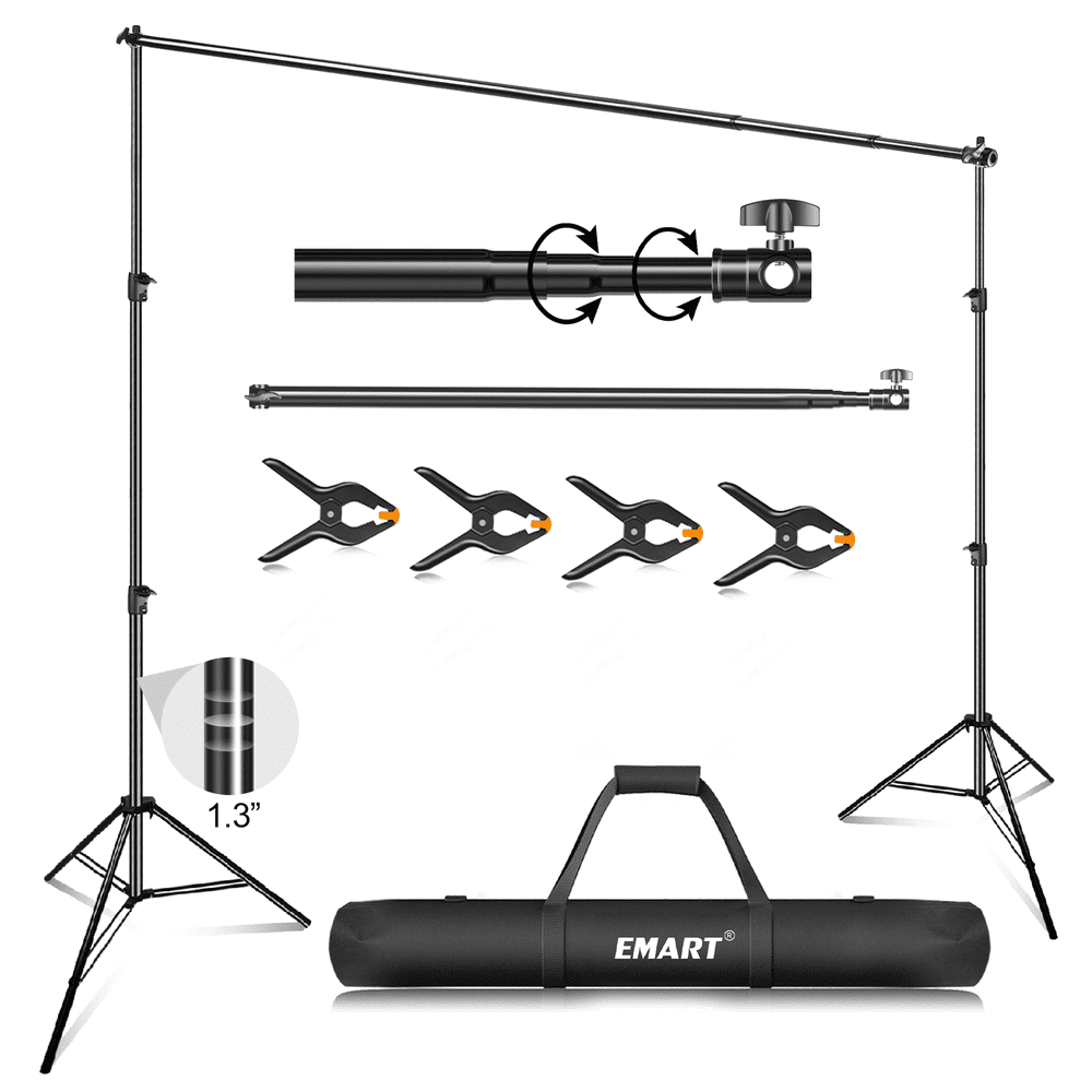 Emart 10x10-foot Heavy Duty Backdrop Stand Kit: $59.64 Emart 10x10-foot Heavy Duty Backdrop Stand Kit: $59.64