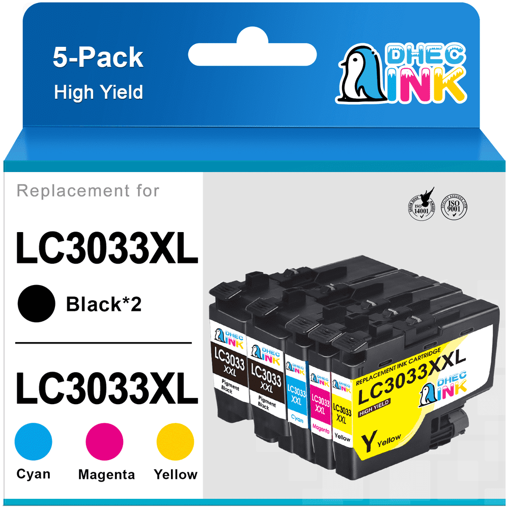 Brother LC3033 Ink Cartridge 5-Pack: $22.98 Brother LC3033 Ink Cartridge 5-Pack: $22.98