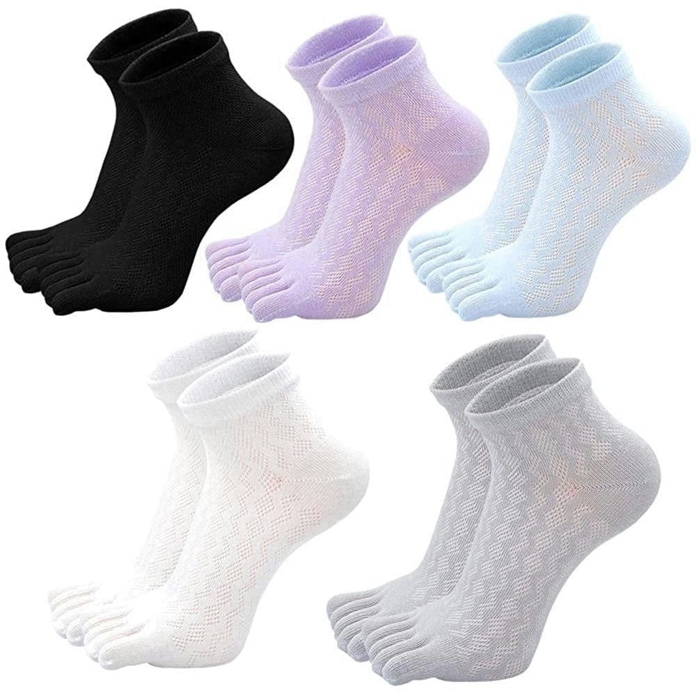 Amitofo Women's Cotton Five Finger Ankle Socks 5-Pack: $16.62 Amitofo Women's Cotton Five Finger Ankle Socks 5-Pack: $16.62