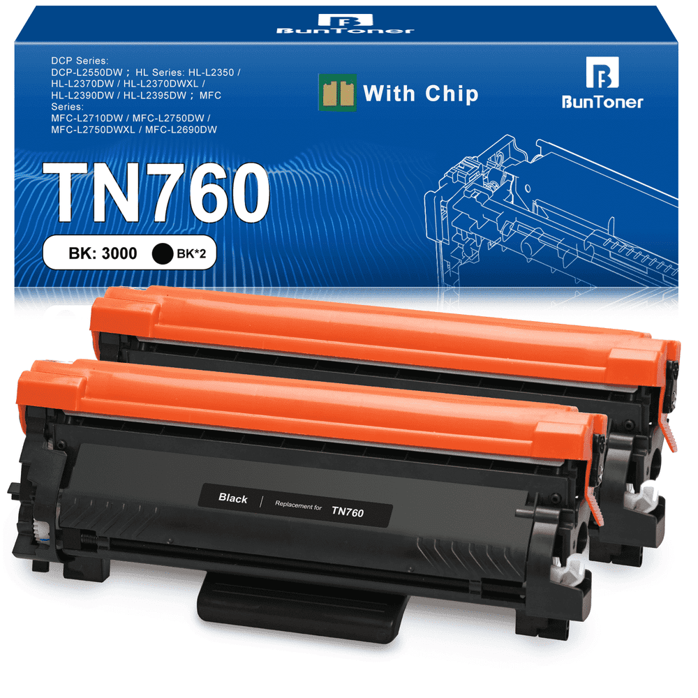 Brother TN760 Toner Cartridge 2-Pack: $16.99 Brother TN760 Toner Cartridge 2-Pack: $16.99