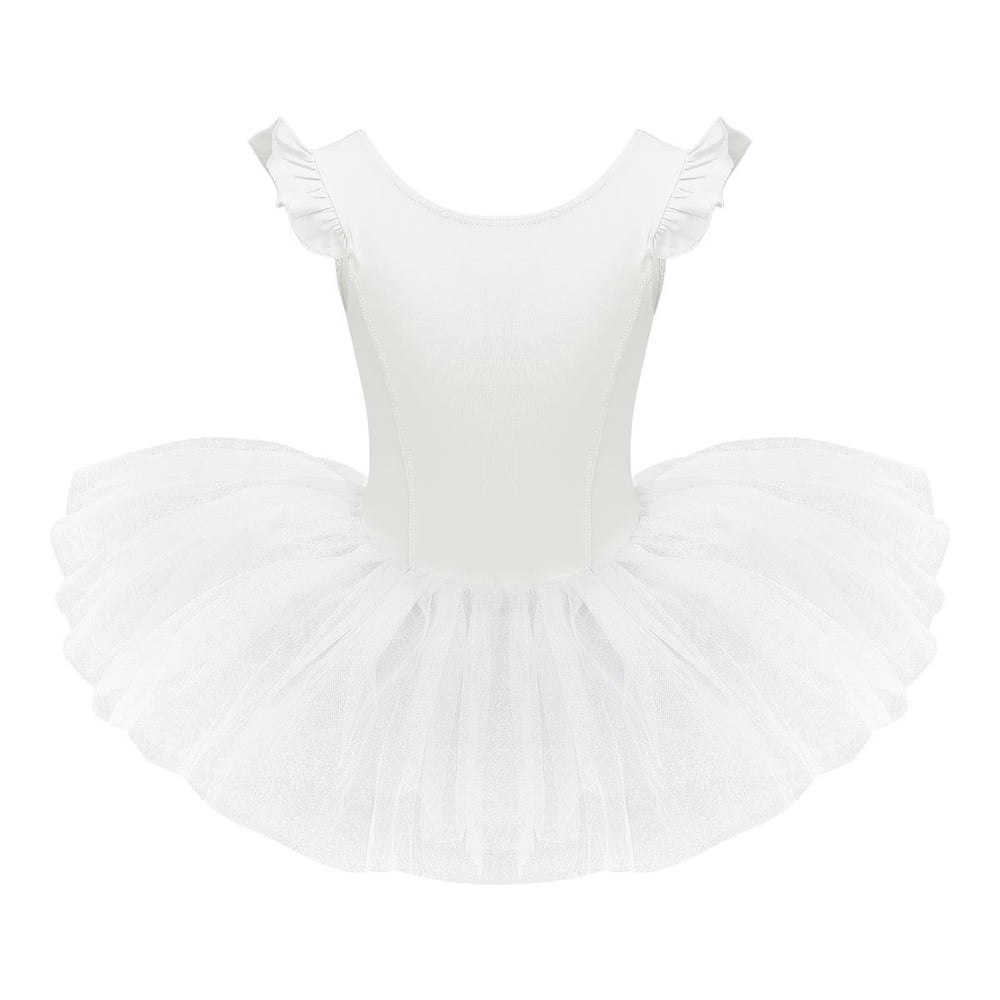 Ibtom Castle Girls Flutter Sleeve Ballet Tutu Leotard: $12.99 Ibtom Castle Girls Flutter Sleeve Ballet Tutu Leotard: $12.99