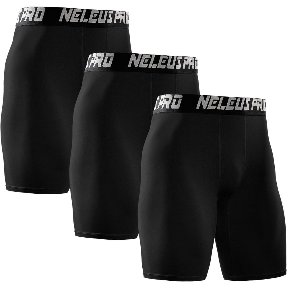 Neleus Men's Performance Compression Shorts 3-Pack: $19.99 Neleus Men's Performance Compression Shorts 3-Pack: $19.99