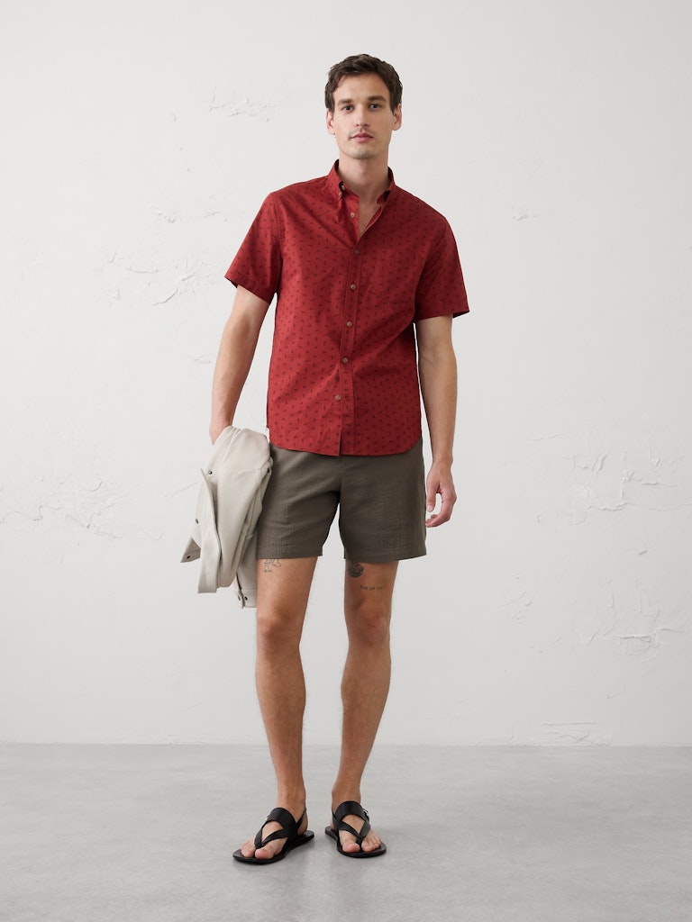 Slim-Fit Softwash Cotton Shirt: $26 Slim-Fit Softwash Cotton Shirt: $26