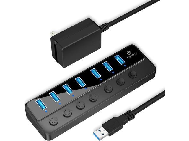 Qeefun 7-Port Powered USB 3.0 Hub: $57.34 Qeefun 7-Port Powered USB 3.0 Hub: $57.34