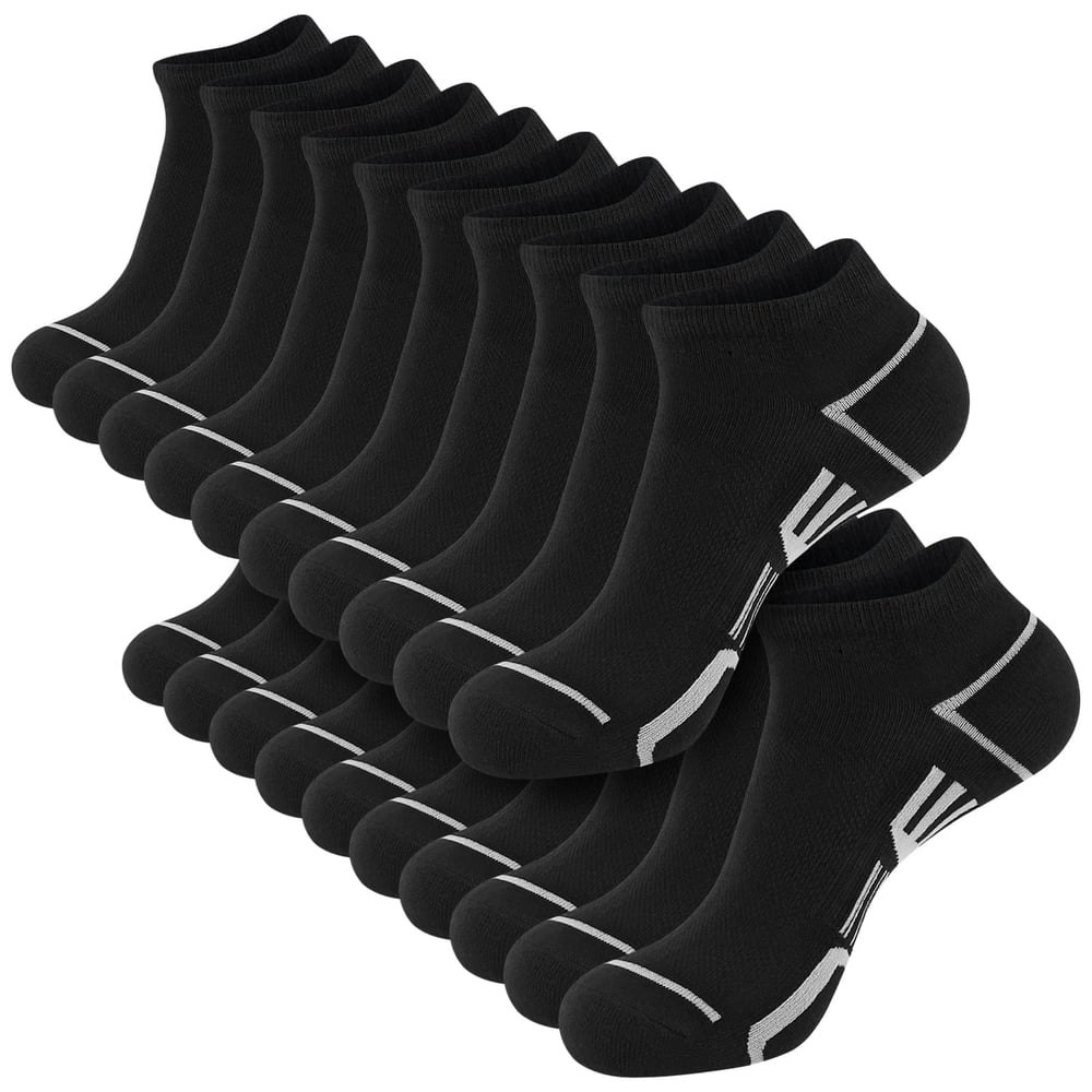 Looikoos Men's Ankle Socks 10-Pack: $12.99 Looikoos Men's Ankle Socks 10-Pack: $12.99