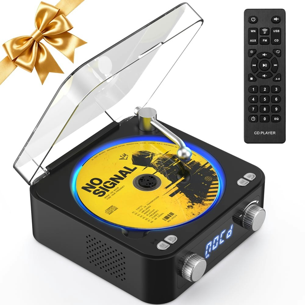 Udreamer Portable Bluetooth CD Player: $45.99