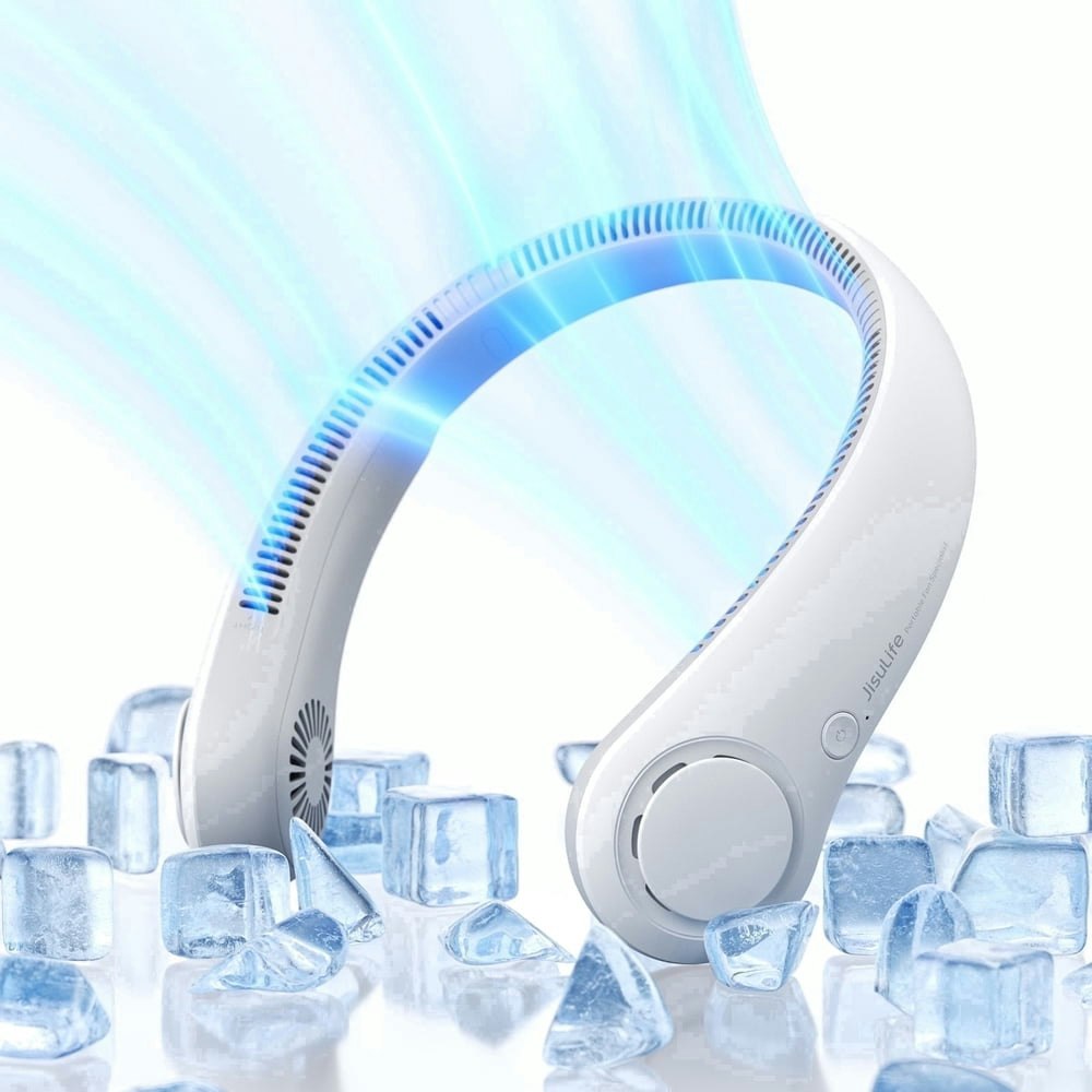 Jisulife Portable Neck Fan: $26.39 Jisulife Portable Neck Fan: $26.39