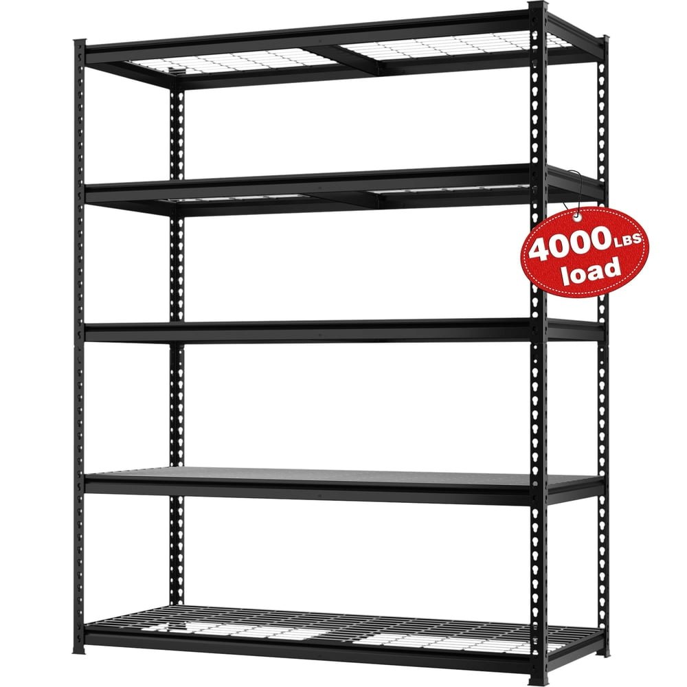 Workpro 4,000-lb 5-Tier Heavy Duty Steel Shelving Unit: $125.99
