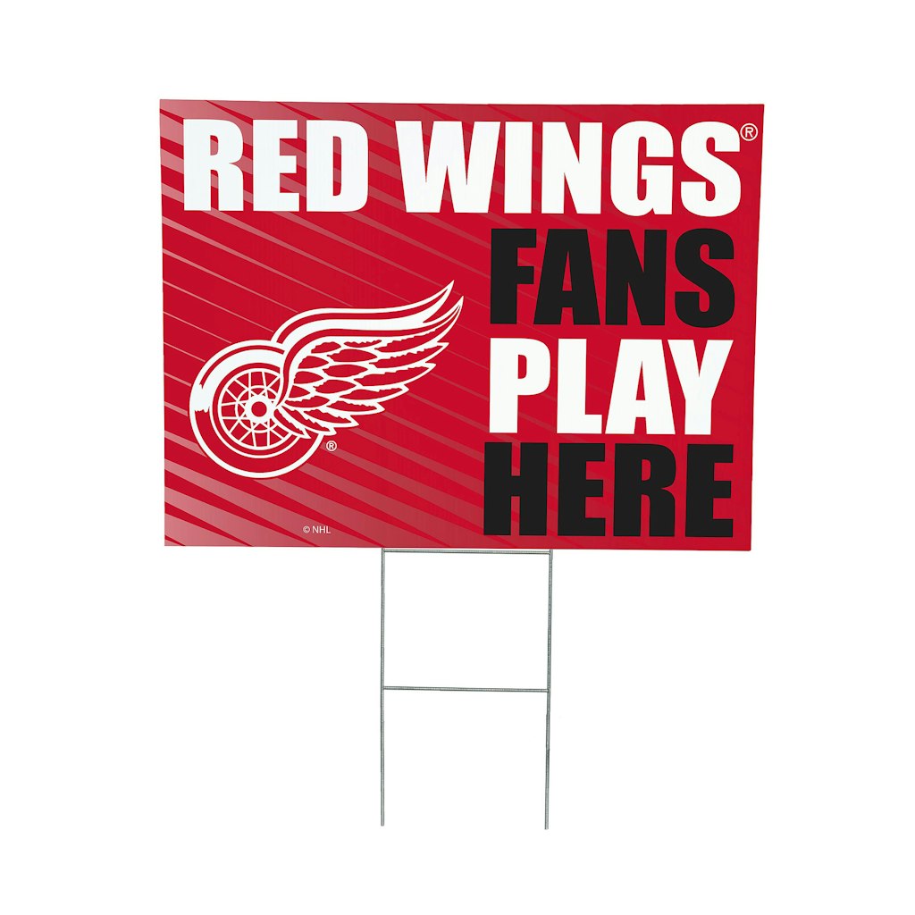 Detroit Red Wings 18" x 24" Yard Sign: $31.99