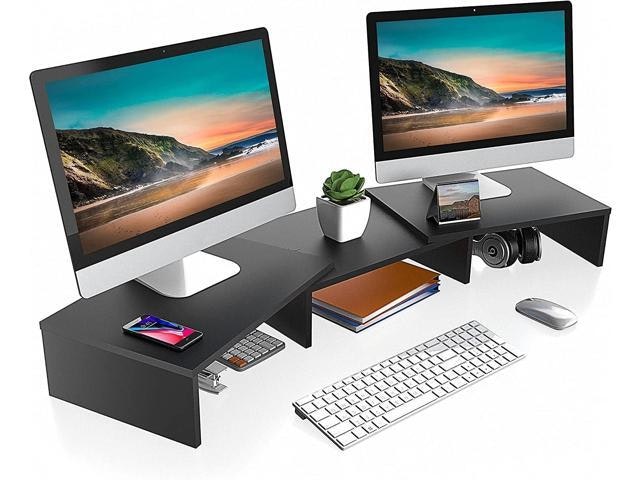 Fitueyes Adjustable Dual Monitor Stand: $77.19 Fitueyes Adjustable Dual Monitor Stand: $77.19
