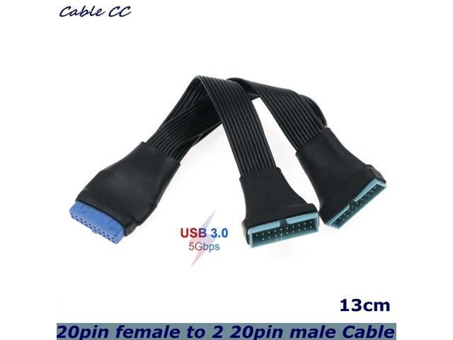 USB 3.0 19-Pin Internal Header Splitter Cable: $18.46 USB 3.0 19-Pin Internal Header Splitter Cable: $18.46