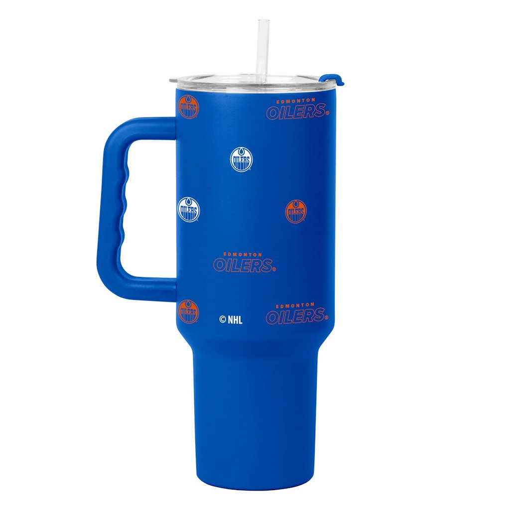 Edmonton Oilers 40oz. Step and Repeat Powder Coat Tumbler: $49.99