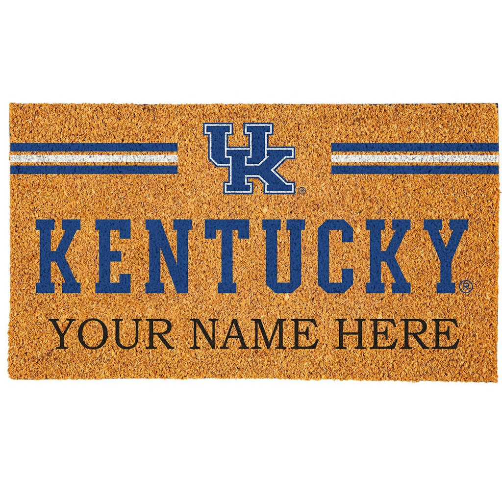 Kentucky Wildcats 18" x 30" Personalized Coir Doormat: $59.99 Kentucky Wildcats 18" x 30" Personalized Coir Doormat: $59.99
