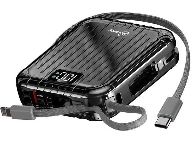 10,000mAh 22.5W Portable Power Bank with Built-in Cable: $39.96 10,000mAh 22.5W Portable Power Bank with Built-in Cable: $39.96