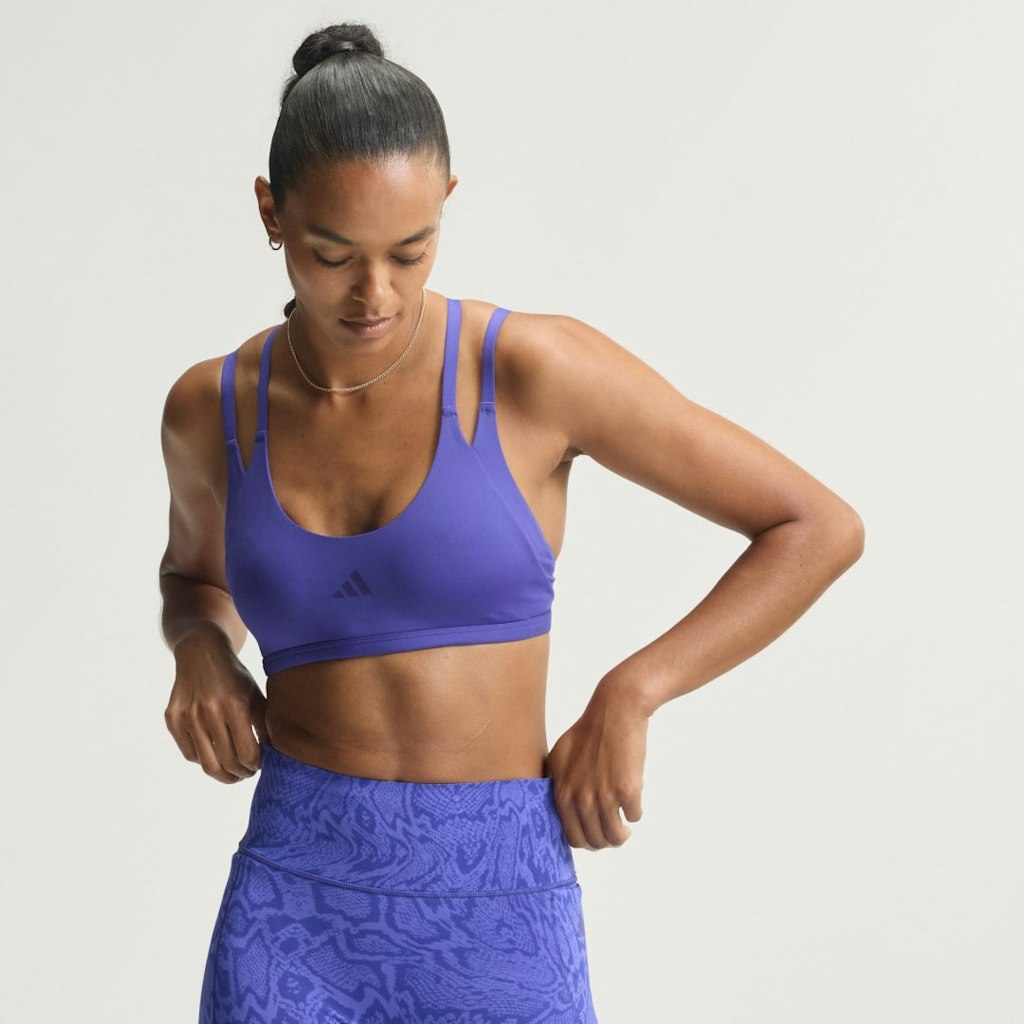 Optime Strappy Light Support Sports Bra: $50 Optime Strappy Light Support Sports Bra: $50
