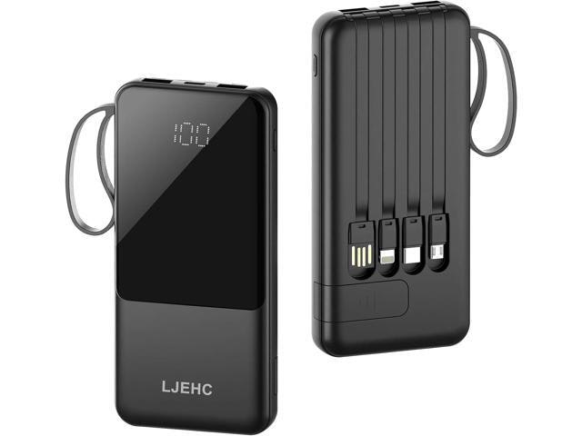10,000mAh Portable Charger with Built-in Cables: $42.38 10,000mAh Portable Charger with Built-in Cables: $42.38