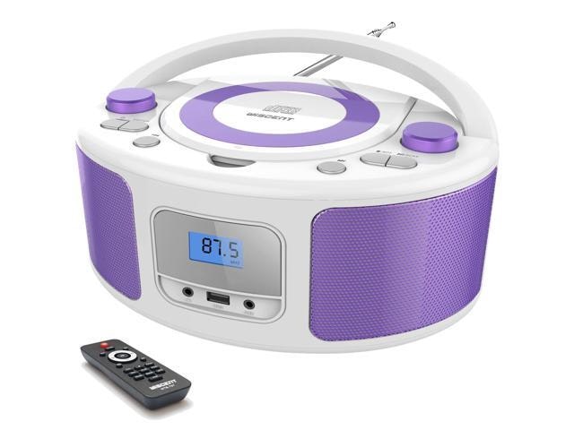 Portable Bluetooth CD Player Boombox: $76.49