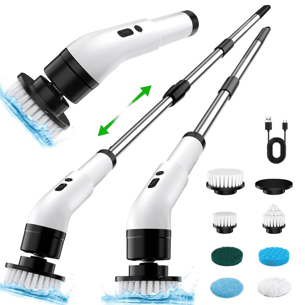 Electric Spin Scrubber with 7 Brush Heads: $24.99 Electric Spin Scrubber with 7 Brush Heads: $24.99