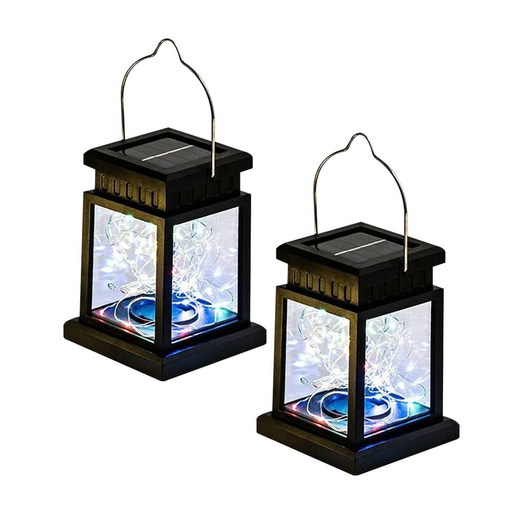 Rirool Outdoor Solar Lantern 2-Pack: $12.59