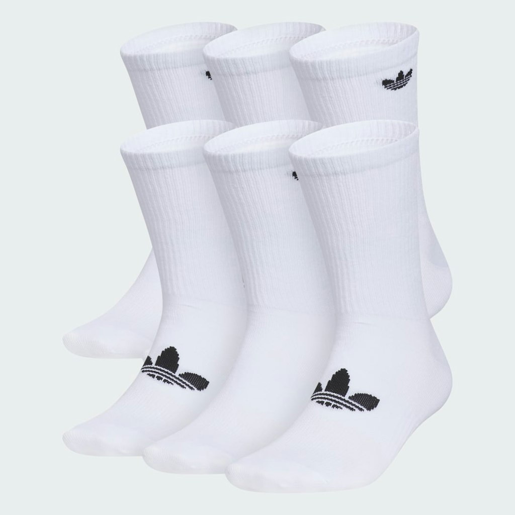 Adidas Unisex Originals Superlite Crew Socks 6-Pack: $17 Adidas Unisex Originals Superlite Crew Socks 6-Pack: $17