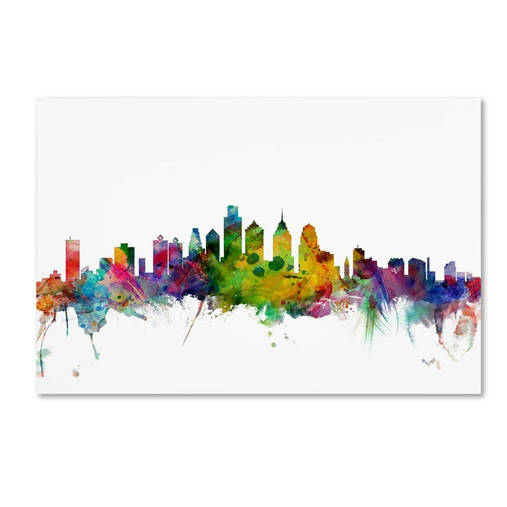 Michael Tompsett Philadelphia Skyline 22\" x 32\" Wall Art: $50.88 Michael Tompsett Philadelphia Skyline 22\" x 32\" Wall Art: $50.88