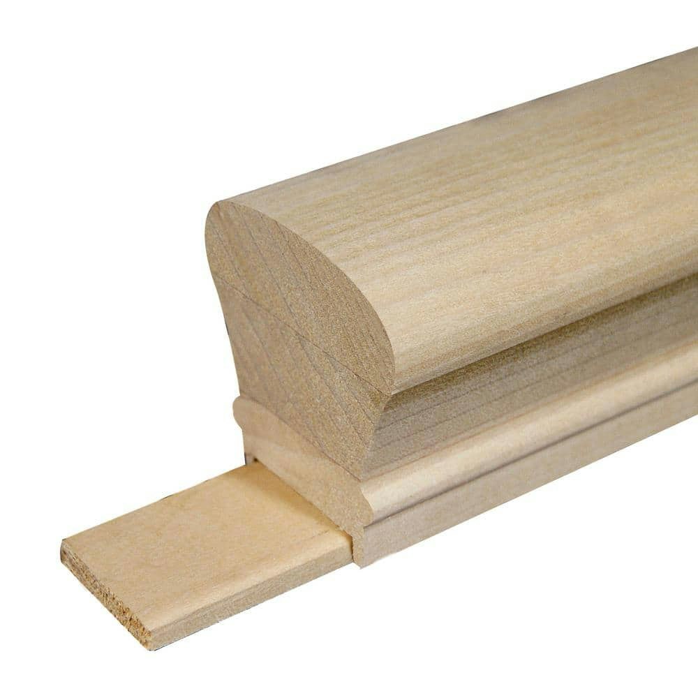 Stair Parts 6010 12-Foot Unfinished Poplar Plowed Handrail with Fillet: $199 Stair Parts 6010 12-Foot Unfinished Poplar Plowed Handrail with Fillet: $199