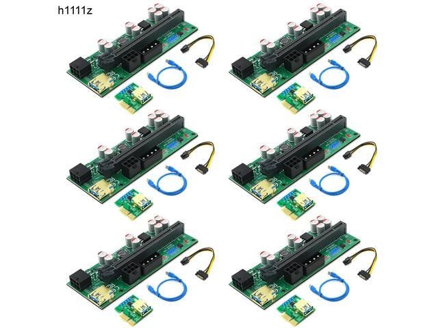PCIe 1x to 16x Riser 6-Pack: $79.95 PCIe 1x to 16x Riser 6-Pack: $79.95