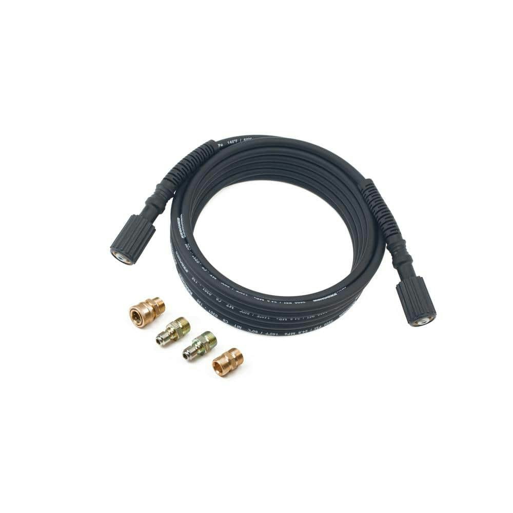 25-Foot 3,600-PSI Universal Pressure Washer Extension Hose: $31.28