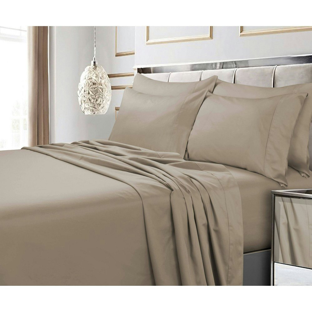 Tribeca Living 600 Thread Count Cotton King Sheet Set 4-Pack: $98.99