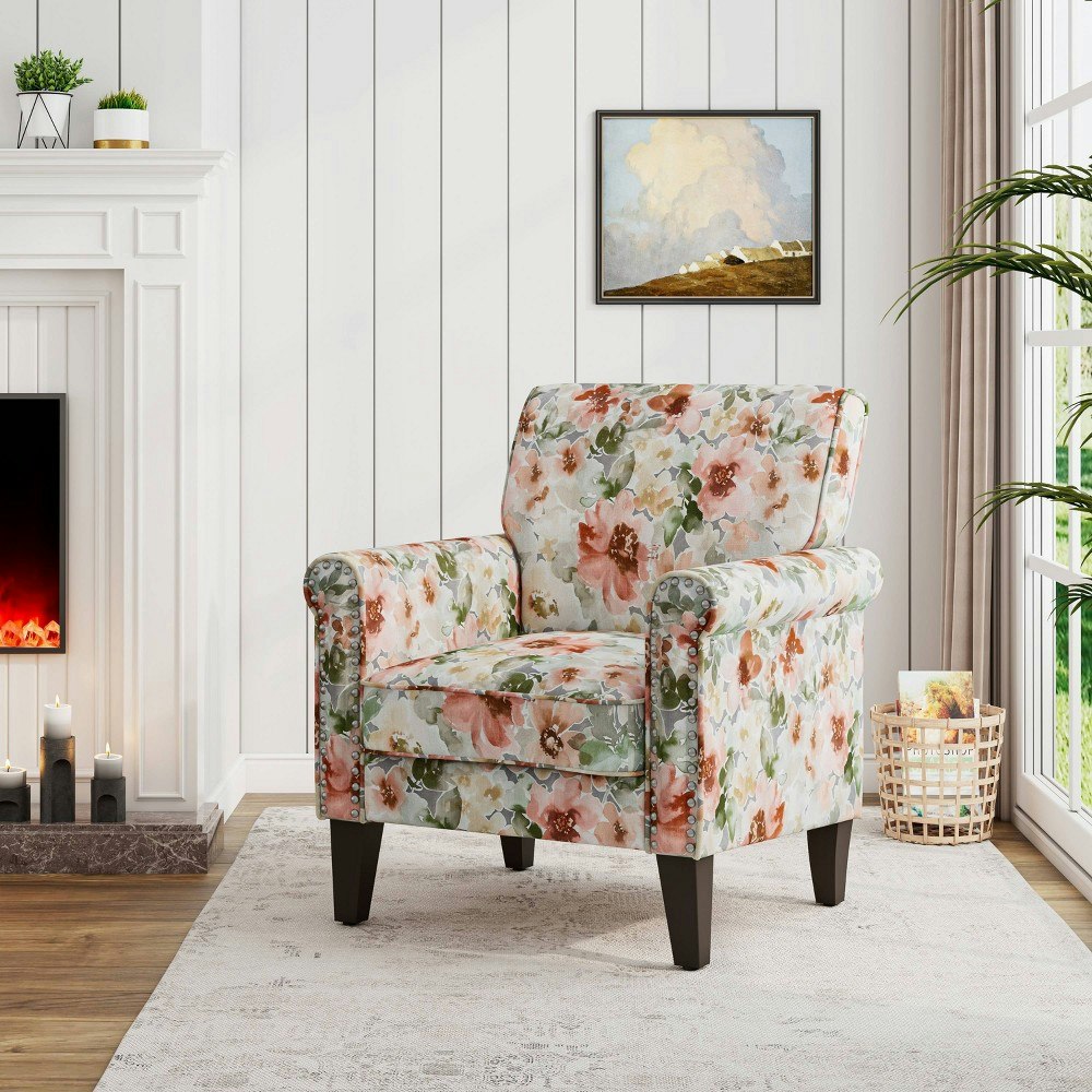 Handy Living Janet Traditional Rolled Accent Armchair: $315.99