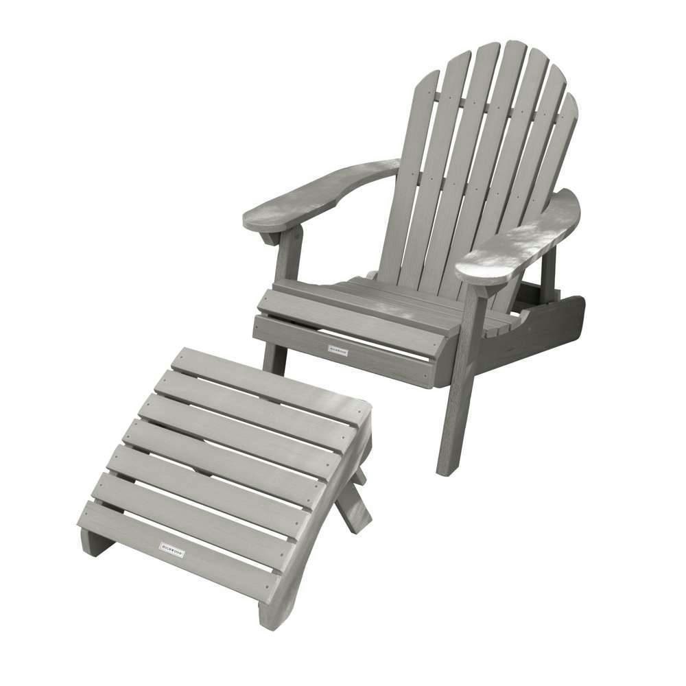 Highwood Hamilton Folding Reclining Adirondack Chair with Ottoman: $401.99 Highwood Hamilton Folding Reclining Adirondack Chair with Ottoman: $401.99