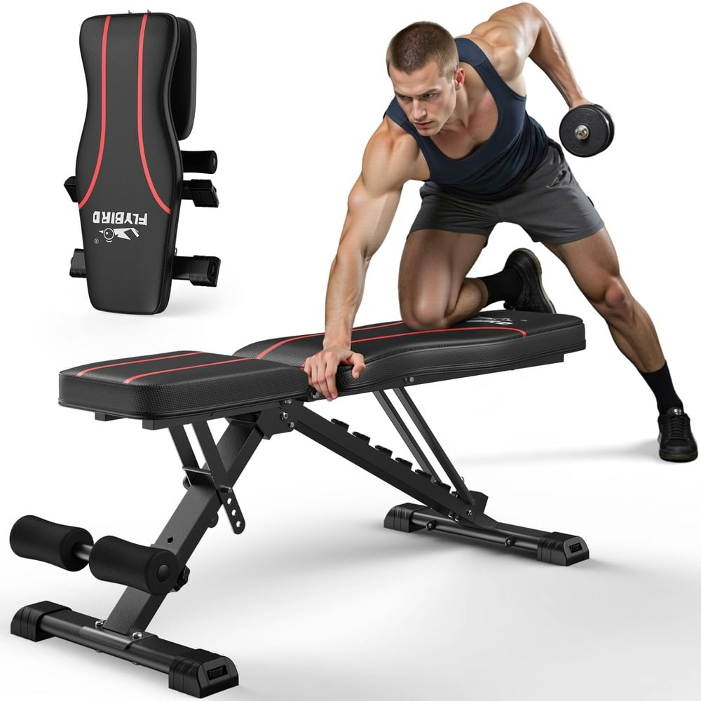 Flybird Adjustable Foldable Weight Bench: $99.98 Flybird Adjustable Foldable Weight Bench: $99.98
