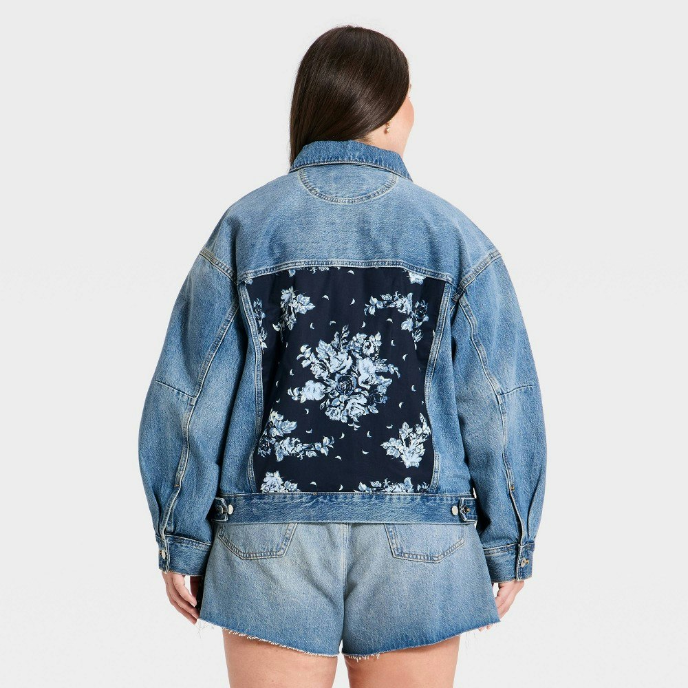 Universal Thread Women's Bandana Print Denim Jacket: $60