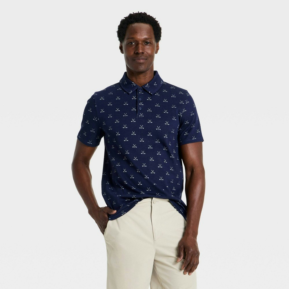 All in Motion Men's Jacquard Polo Shirt: $30 All in Motion Men's Jacquard Polo Shirt: $30