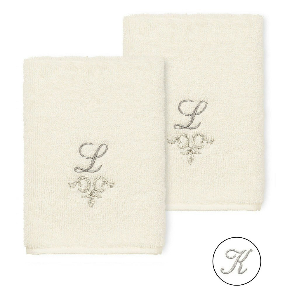 Linum Home Textiles Monogrammed Washcloth 2-Pack: $26.99 Linum Home Textiles Monogrammed Washcloth 2-Pack: $26.99